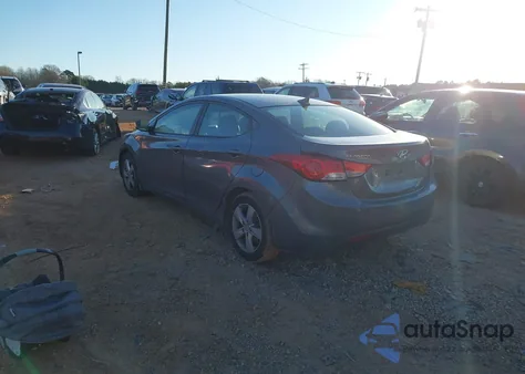 2013 Hyundai Elantra Gls from USA, damaged, VIN 5NPDH4AE9DH245027
